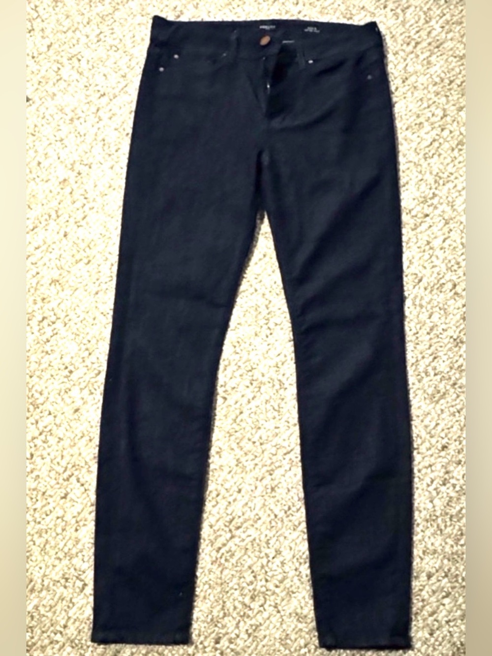 Fidelity Denim Mid Rise SOLA Skinny Leg in Colour Halsey Blue Size 28